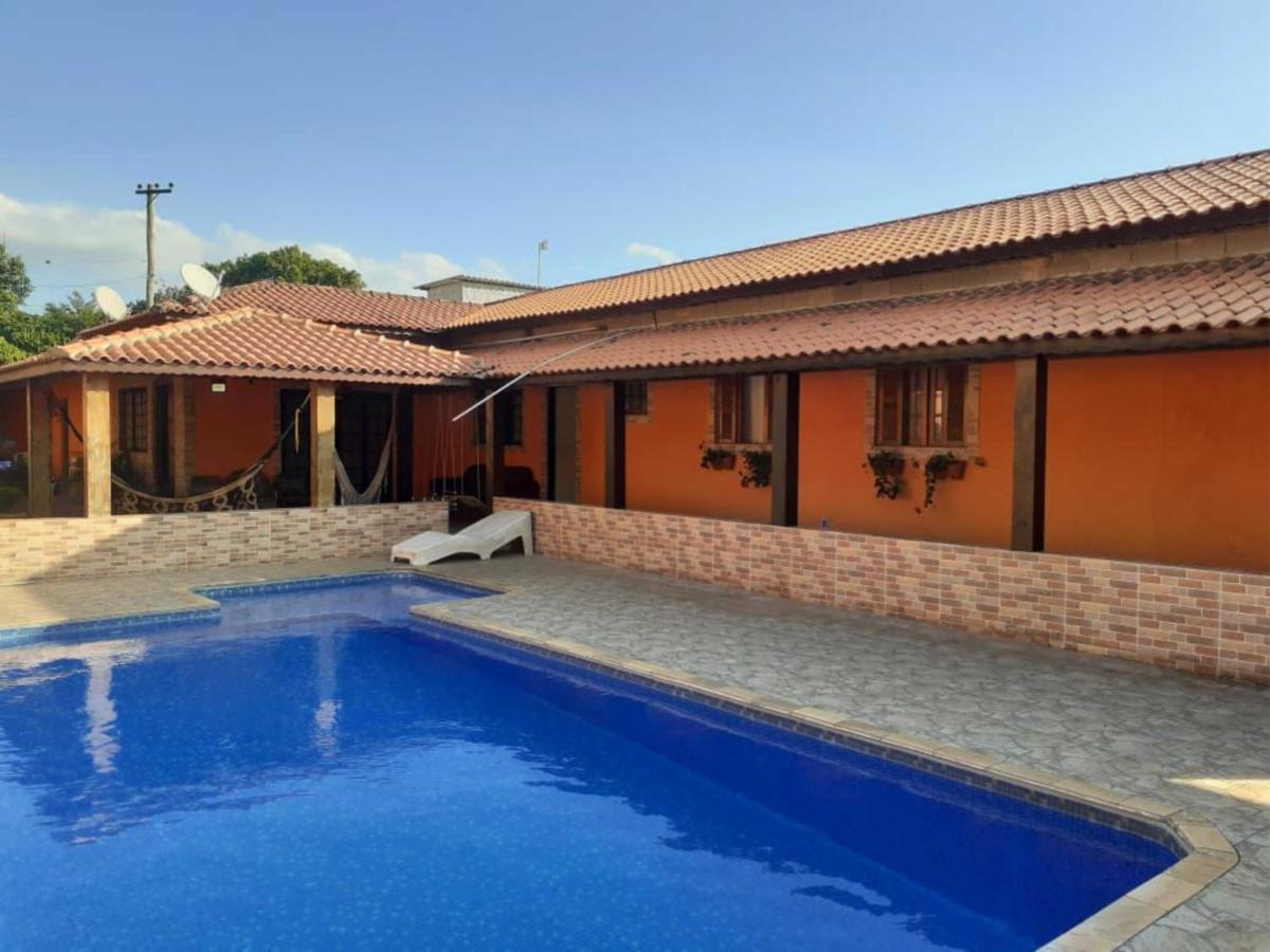 Chacara Bella Vida Com Piscina Churrasqueira Salao De Festas Fogao A Lenha Quadra Aracariguama Exterior foto